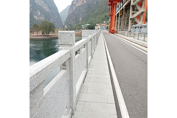 Municipal Facilities stone railings are as solid as a rock. Will they stand firm in the wind and rain?